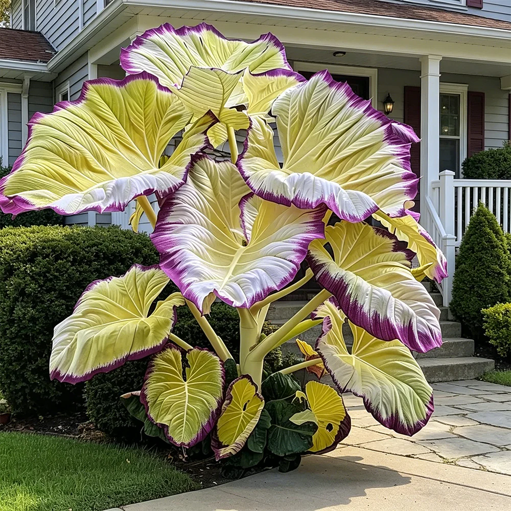 Giant Caladium Seeds – 500 Colorful Garden Seeds