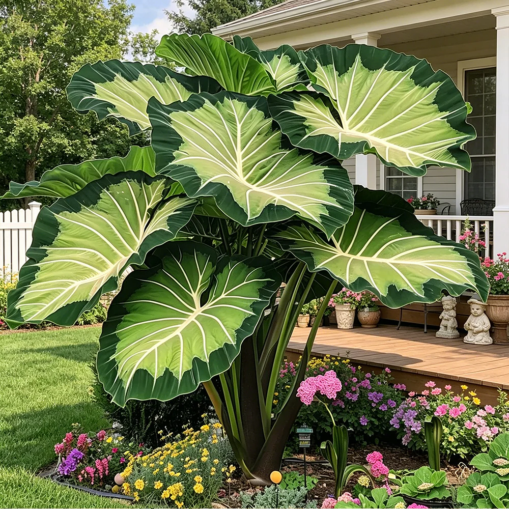 Giant Caladium Seeds – 500 Colorful Garden Seeds