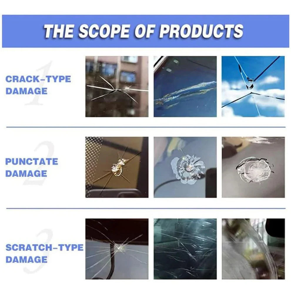 Premium Glass Repair Kit – Set of 2