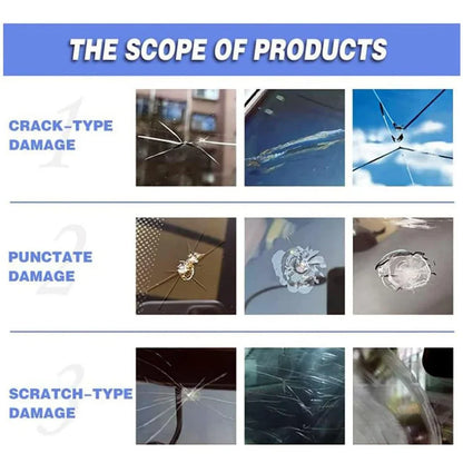 Premium Glass Repair Kit – Set of 2