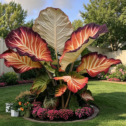 Giant Caladium Seeds – 500 Colorful Garden Seeds