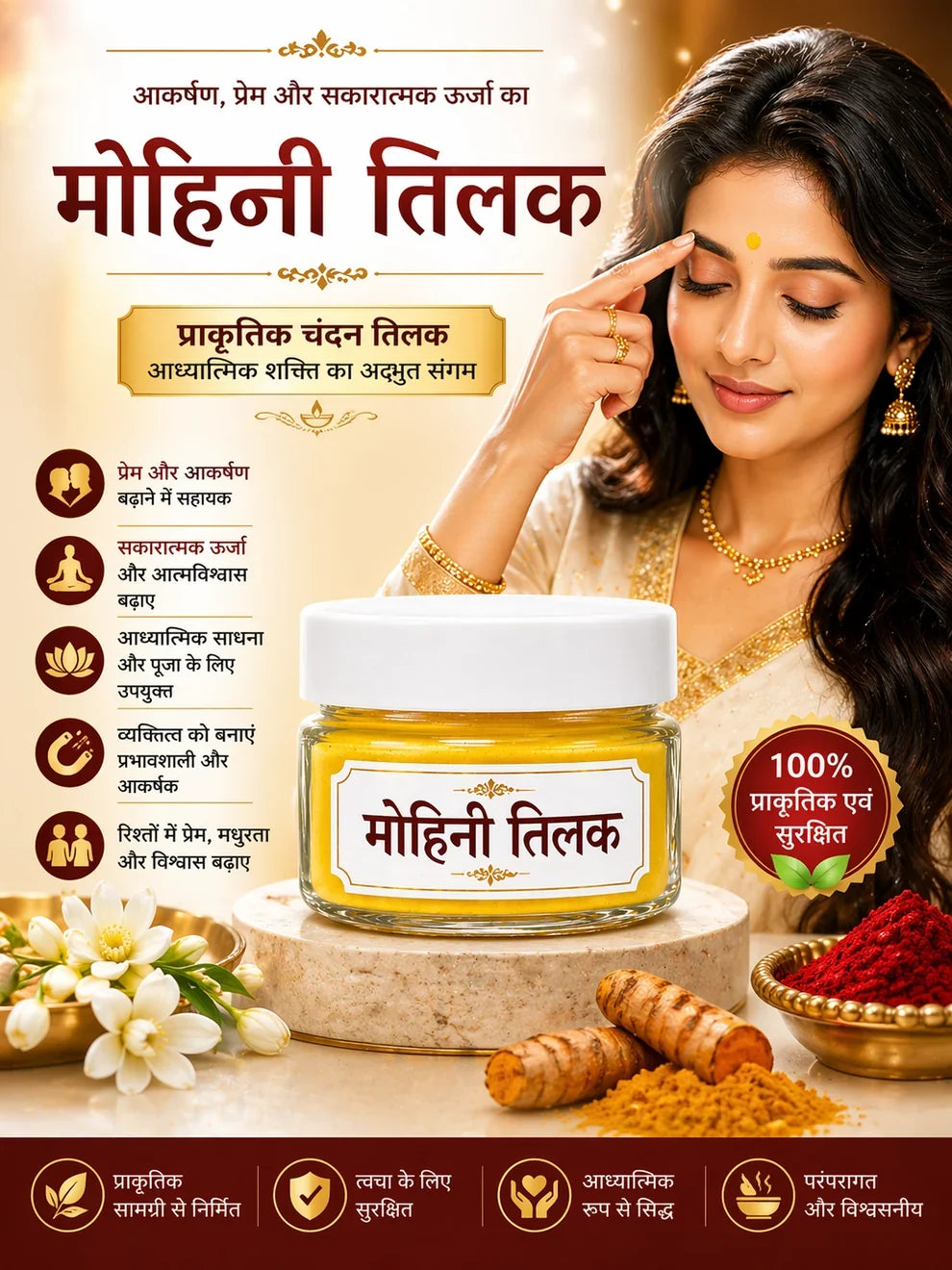 Special Mohini Tilak 30g | मोहिनी तिलक – Traditional Love & Attraction Tilak