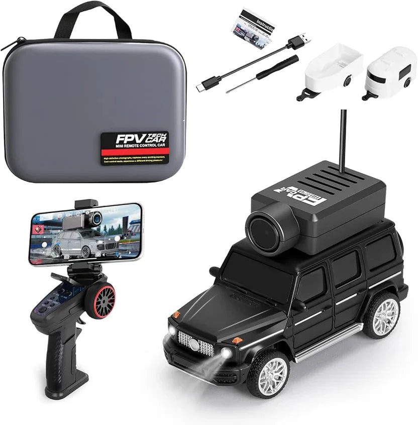 Mini Remote Control Camera Car – HD Live Streaming