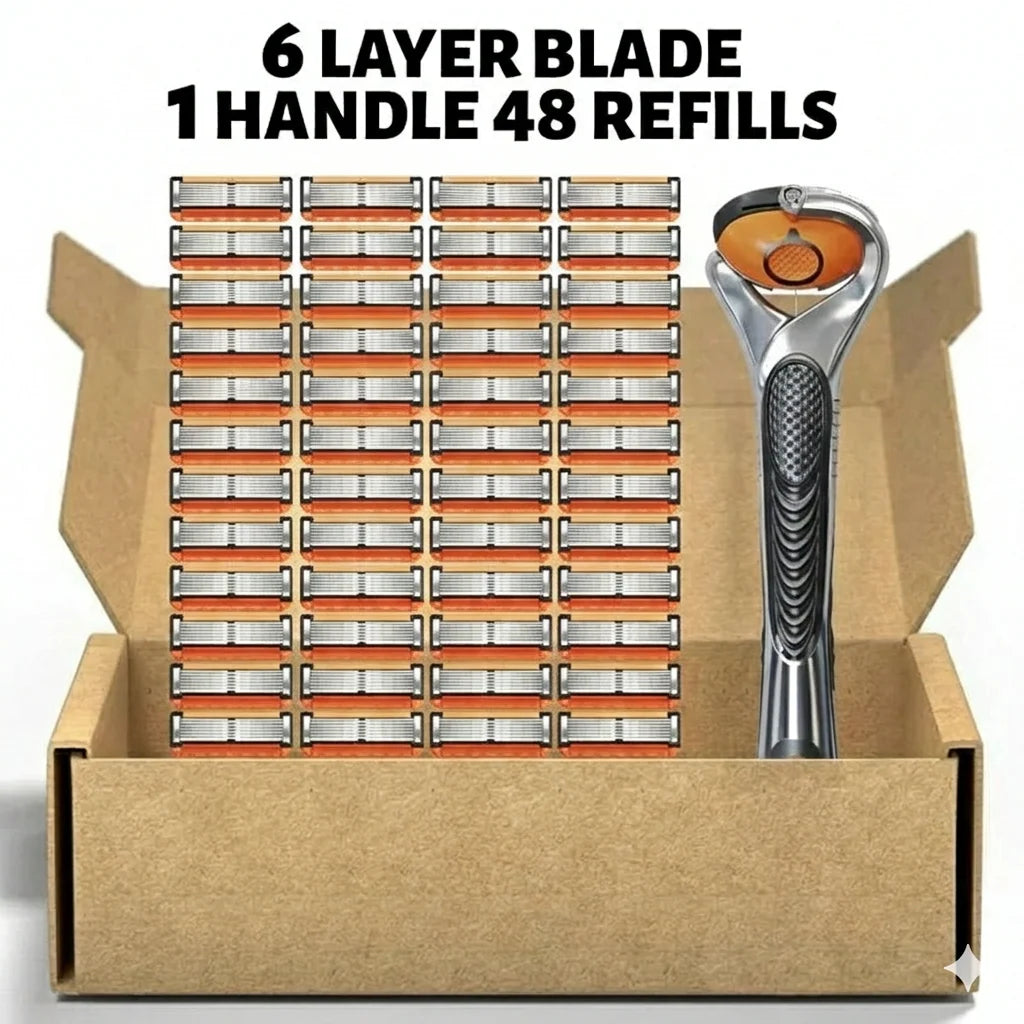 Smart Shave Pro Kit – FREE Handle + 48 Premium Razor Refills