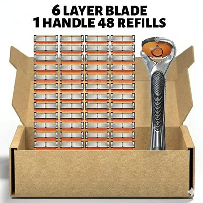 Smart Shave Pro Kit – FREE Handle + 48 Premium Razor Refills
